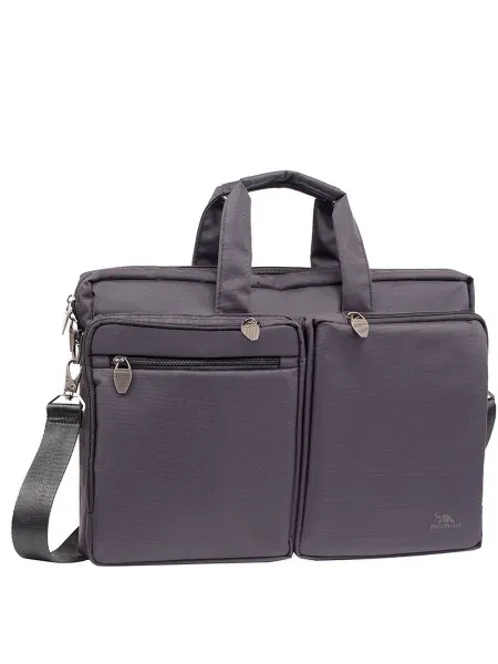 Riva Сумка для ноутбука 16" 8530 черный полиэстер (8530 BLACK)