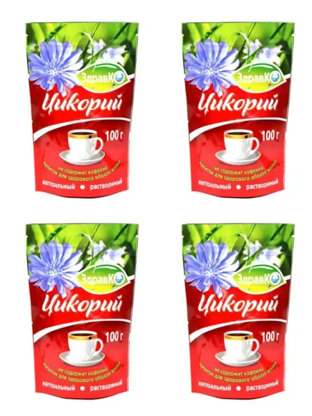 ЗдравКО Цикорий Натуральный 100гр 4 уп