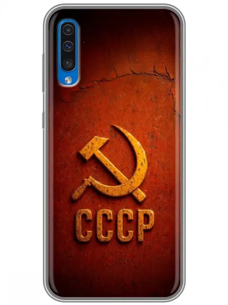 360skin Чехол на Samsung Galaxy A50, А30s Флаг Герб СССР