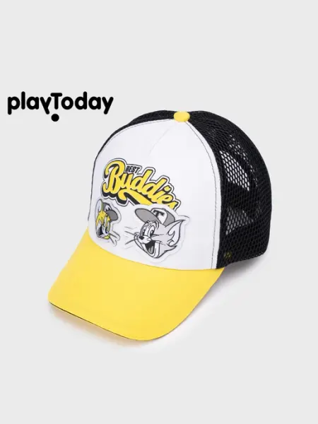 PlayToday Бейсболка детская с сеткой на липучке