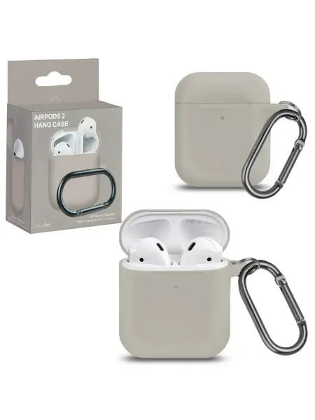 Удобный чехол с карабином для AirPods 1 2