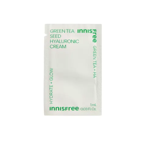 Sample Крем интенсивно увлажняющий с экстрактом семян зеленого чая INNISFREE Green Tea Seed Hyaluronic Cream 1ml