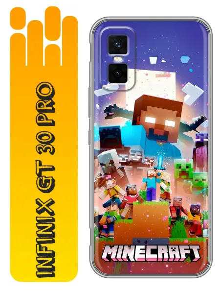 360skin Чехол на Infinix GT 30 Pro Minecraft