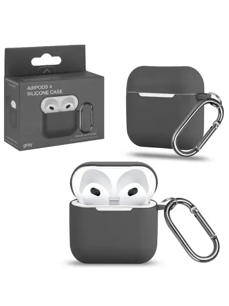 Удобный чехол для AirPods 4 с карабином