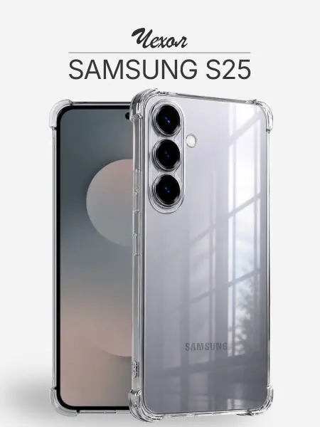 Samsung Чехол Galaxy S25 5G прозрачный противоударный