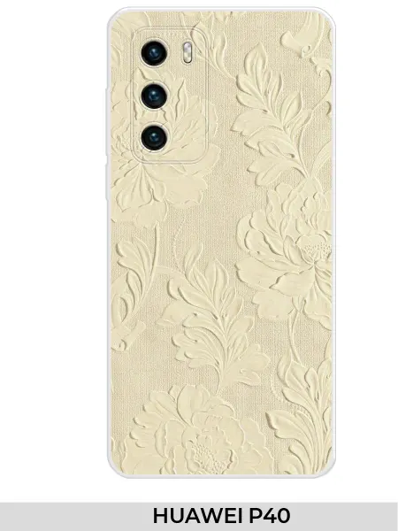 NOOTO Чехол на Huawei P40 оранжевый