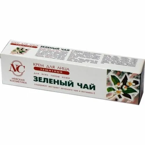 Крем для лица Невская Косметика Зелёный чай 40 мл