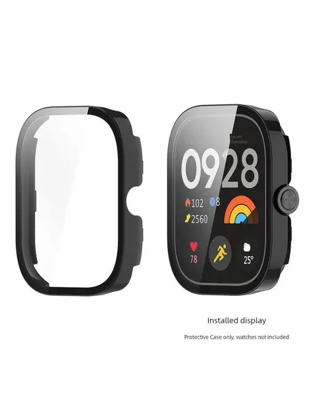 Xiaomi Redmi Watch 4 чехол зелёный PC+закалённое стекло