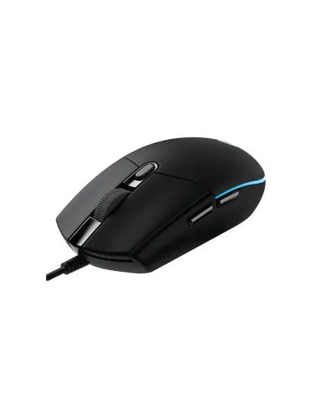 LOGITECH Мышь компьютерная проводная G102, Black 910-005808