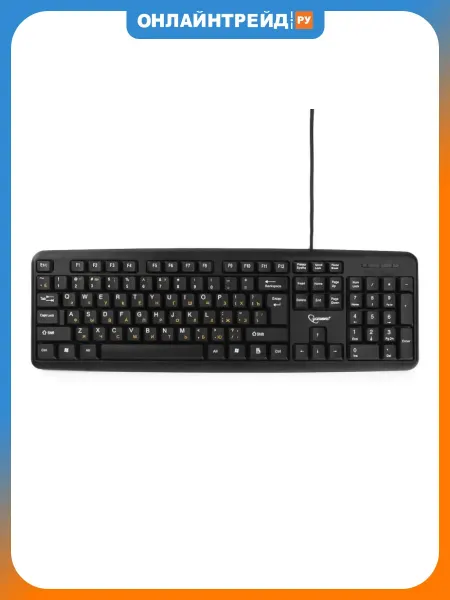 GEMBIRD Клавиатура KB-8320U-BL черный