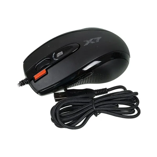 Мышь компьютерная A4Tech модель XL-750BK, черный, лазерная, 3600 dpi, USB 2.0 (XL-750BK USB)