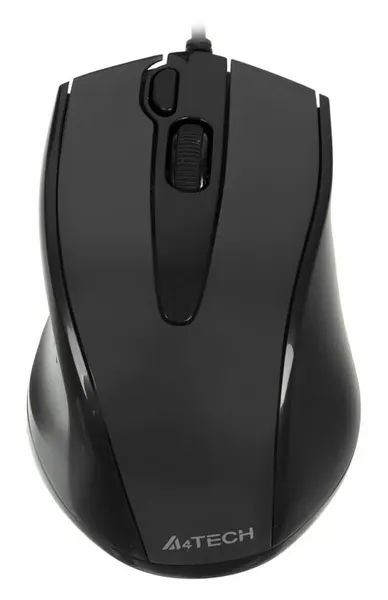 Компьютерная мышь A4Tech V-Track Padless черная, оптическая 1200dpi USB 4but (N-500F)