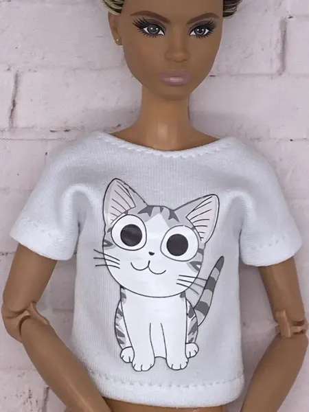 Гардероб куклы Футболка для куклы Барби Barbie