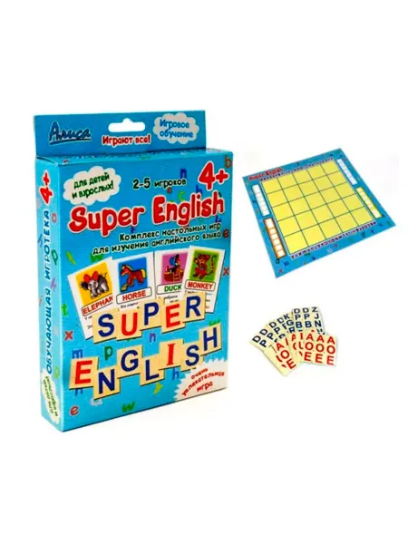 Нескучные игры Настольная игра "Super English"