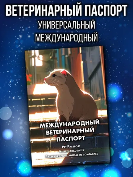 Аурасо Ветеринарный паспорт для хорька международный