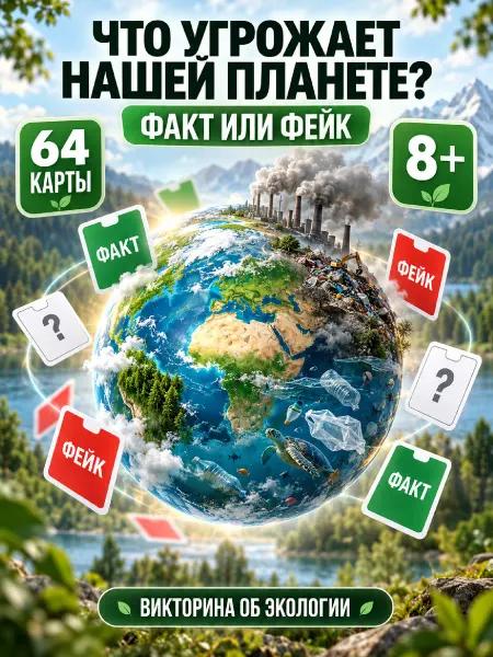 ДЕСЯТОЕ КОРОЛЕВСТВО Факт или Фейк карточная викторина Что угрожает планете