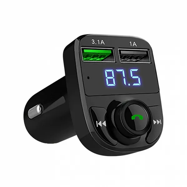 Автомобильный Bluetooth FM-трансмиттер MyPads BC-33QC с MP3 и Hands-free, 2 USB порта, быстрая зарядка