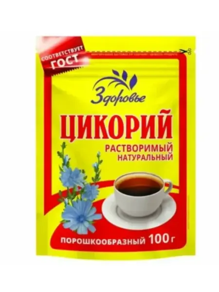 ЗДОРОВЬЕ Цикорий растворимый 100% 100 г