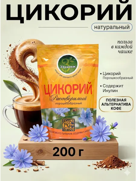 ЗДРАВНИК Цикорий натуральный 200 г