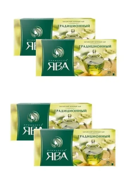 Подари радость Чай Традиционный зеленый (2г х 25шт), 50г, 4шт