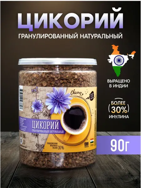 Орехов и Ко Цикорий 90г растворимый гранулированный без кофеина