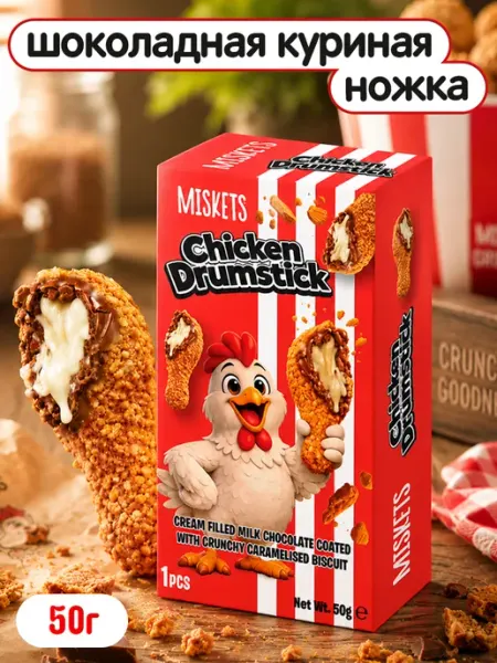 Kinder Шоколадная куриная ножка, Miskets Chicken Drumstick