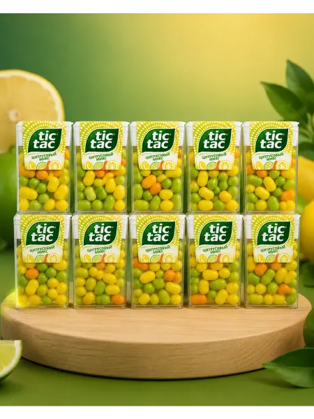 Tic tac Освежающие драже «Цитрусовый микс» 10 шт