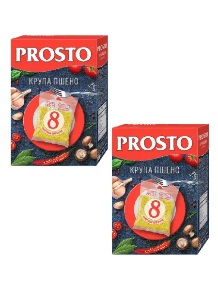 Prosto Пшено шлифованное, 500г, 2 шт
