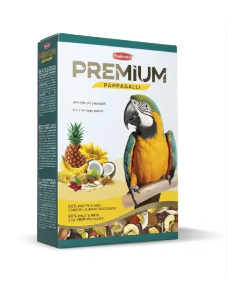 PADOVAN PREMIUM PAPPAGALLI 500 g Комплексный корм для крупных попуга…