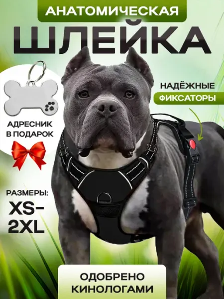 Hello family Шлейка анатомическая для собак крупных и средних пород
