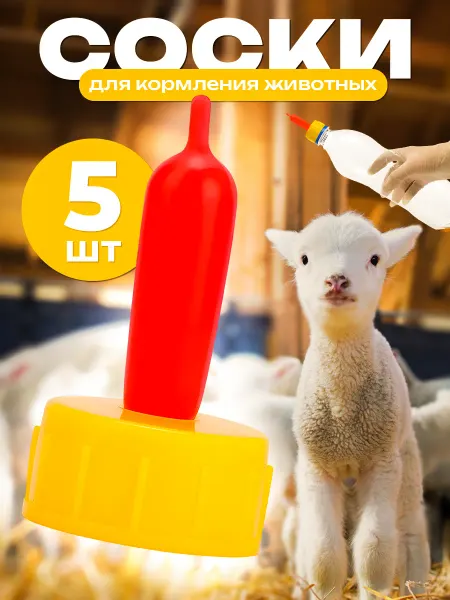 Lackiluxe Поилка соска на бутылку 5 шт