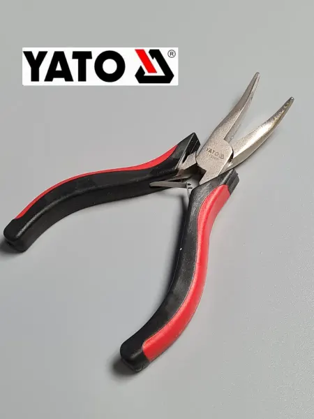 Yato Тонкогубцы загнутые никелир. 115 мм YT-2084