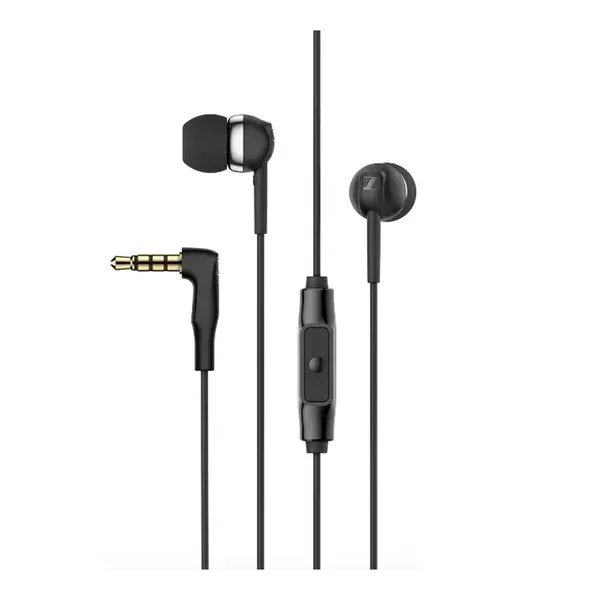 Наушники Sennheiser CX 80S внутриканальные, силиконовые, черные