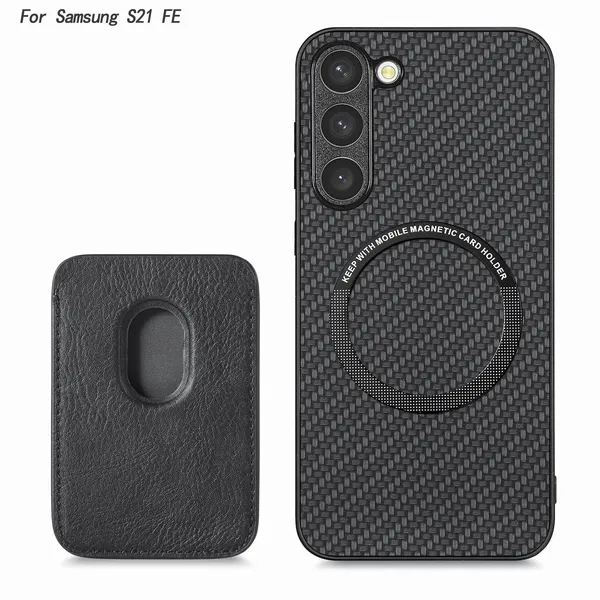 Чехол MagSafe MyPads для Samsung Galaxy S21 FE, черный