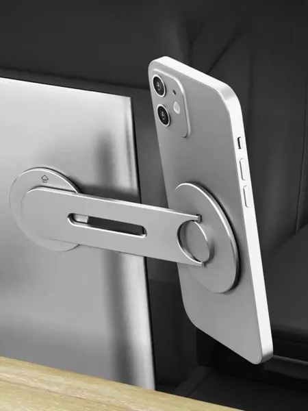 Магнитный автомобильный держатель для смартфона с клеевым