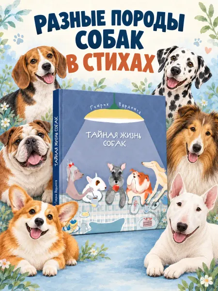 Издательский дом Нева Тайная жизнь собак. Стихи для детей 0+