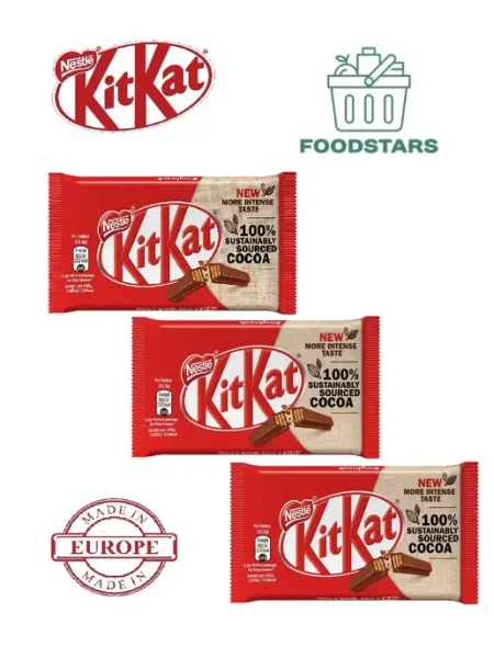 Kitkat Шоколадные батончики КитКат 4 Fingers 41,5 гр. х 3 шт