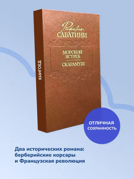 Книгоед Морской ястреб. Скарамуш. Приключенческие романы Сабатини