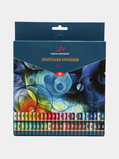 Акварельные художественные карандаши VISTA ARTISTA Fine VFWP 48 4 х 48 цв q0000017738