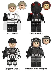 Набор минифигурок Звездные Войны Кассиан Андор / Star Wars с оружием совместимы с конструкторами лего 4шт (4.5см, пакет) G0154 A