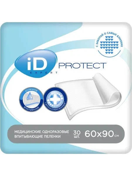 Zeriazor Пеленки для взрослых 60х90 см, впитывающие 30 шт