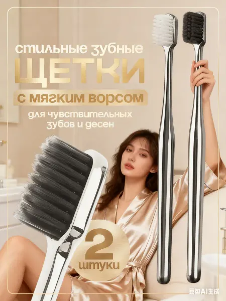 Lion Зубная щетка ежедневная, простая модель