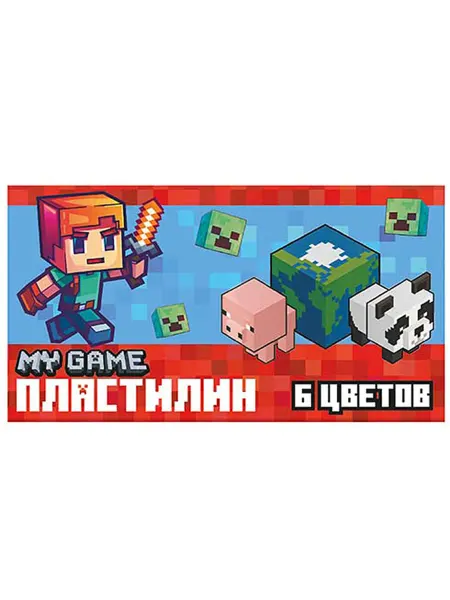My Sweet Home Пластилин 6 цветов с инструментом в картонной упаковке
