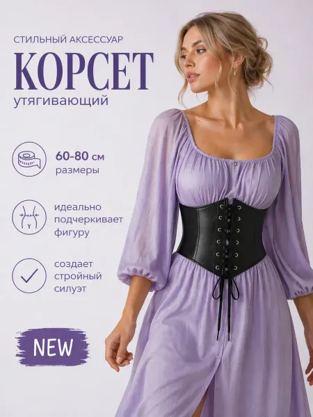 Flossify shop Корсет пояс вечерний декоративный
