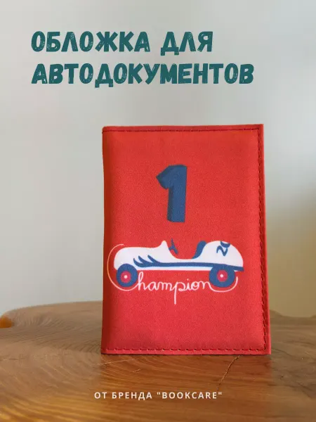 Bookcare Обложка для автодокументов со вкладышем