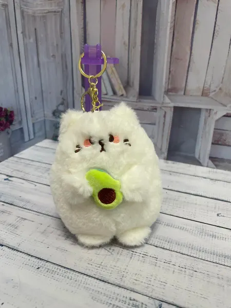 My plush Toys Мягкая игрушка - брелок заяц с авокадо