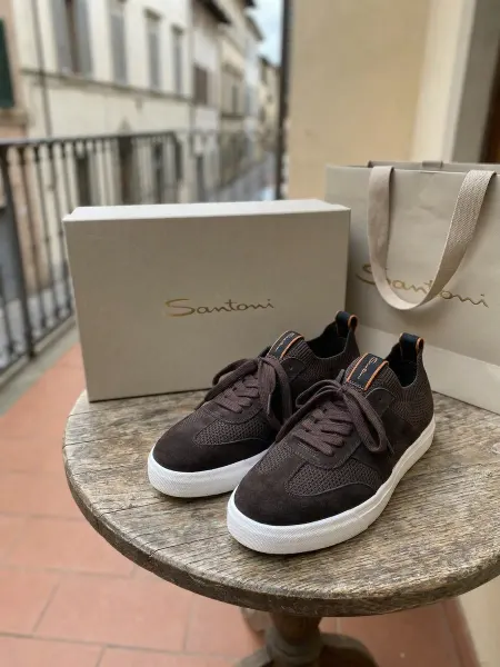 PREMIUMO SHOES Кеды сантони летние сетчатые повседневные