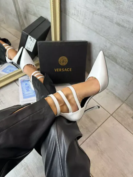PREMIUM SHOES Туфли лодочки вечерние Versace