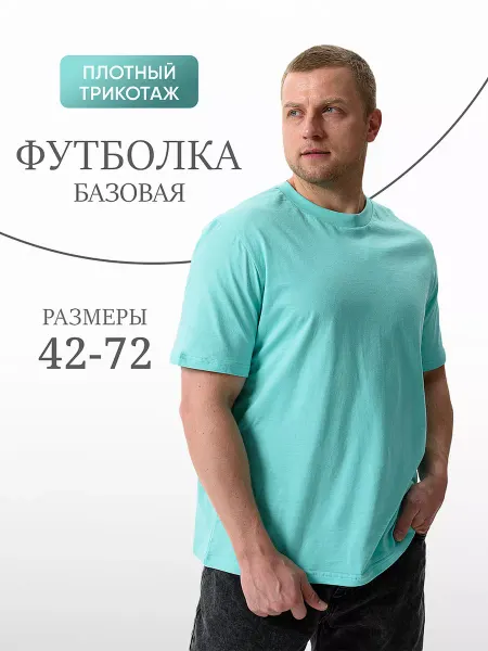 Натали Футболка базовая оверсайз большие размеры