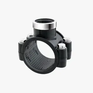 Седловая врезка 75х3/4" с усиливающим кольцом, PN16, POELSAN, Турция